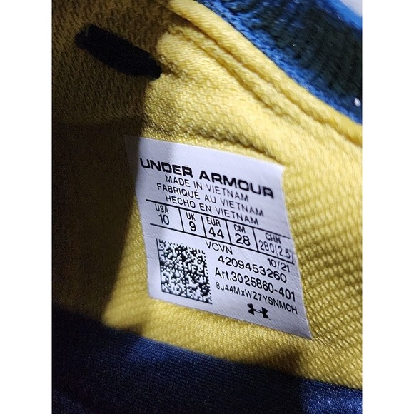 Under Armour UA Project Rock 4 Team Rock 'Deep Sea' Men's [Size 10] 3025860-401 - Picture 11 of 11